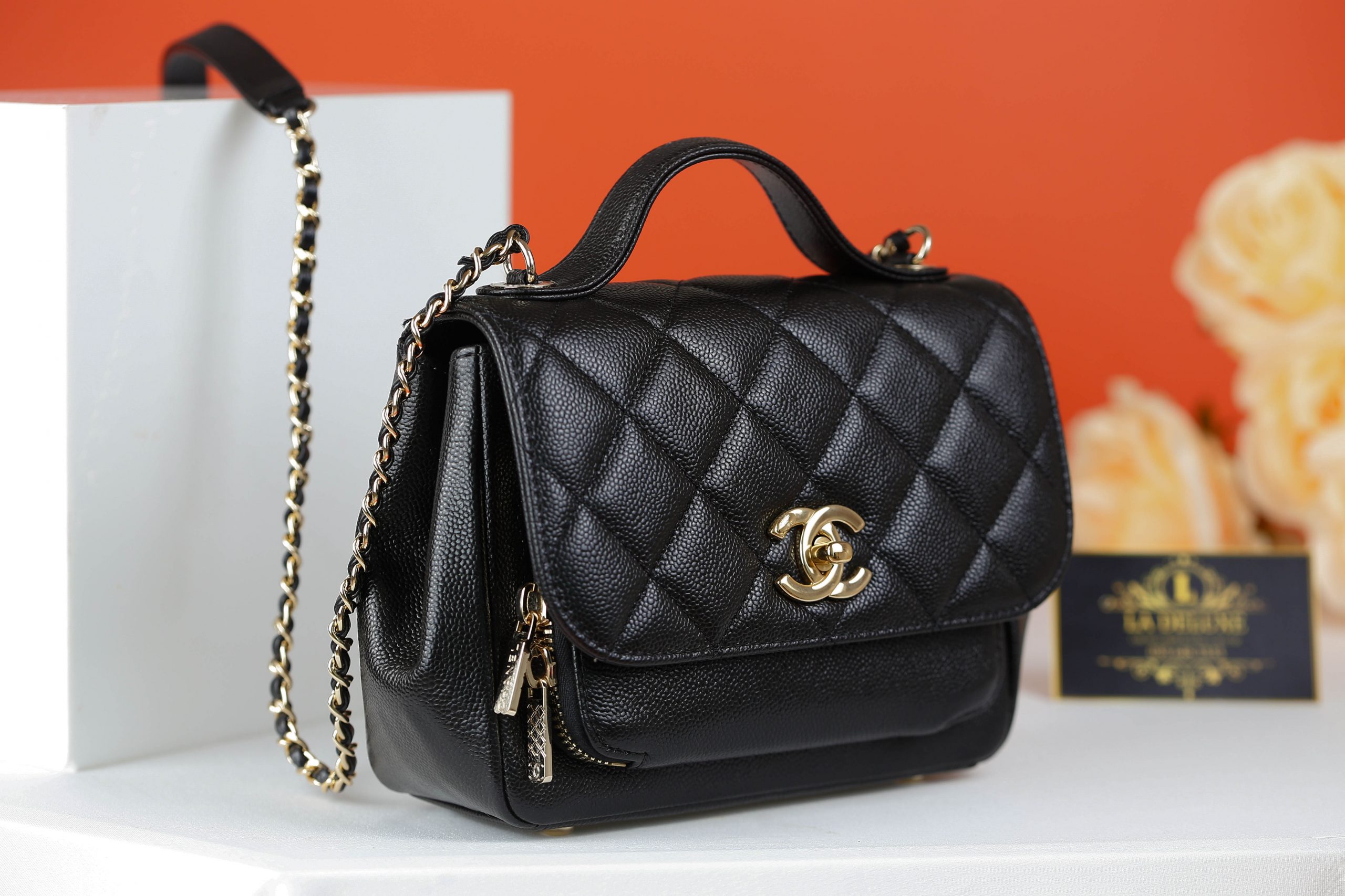 Chanel Business Affinity Bag - Đen - La Deluxe