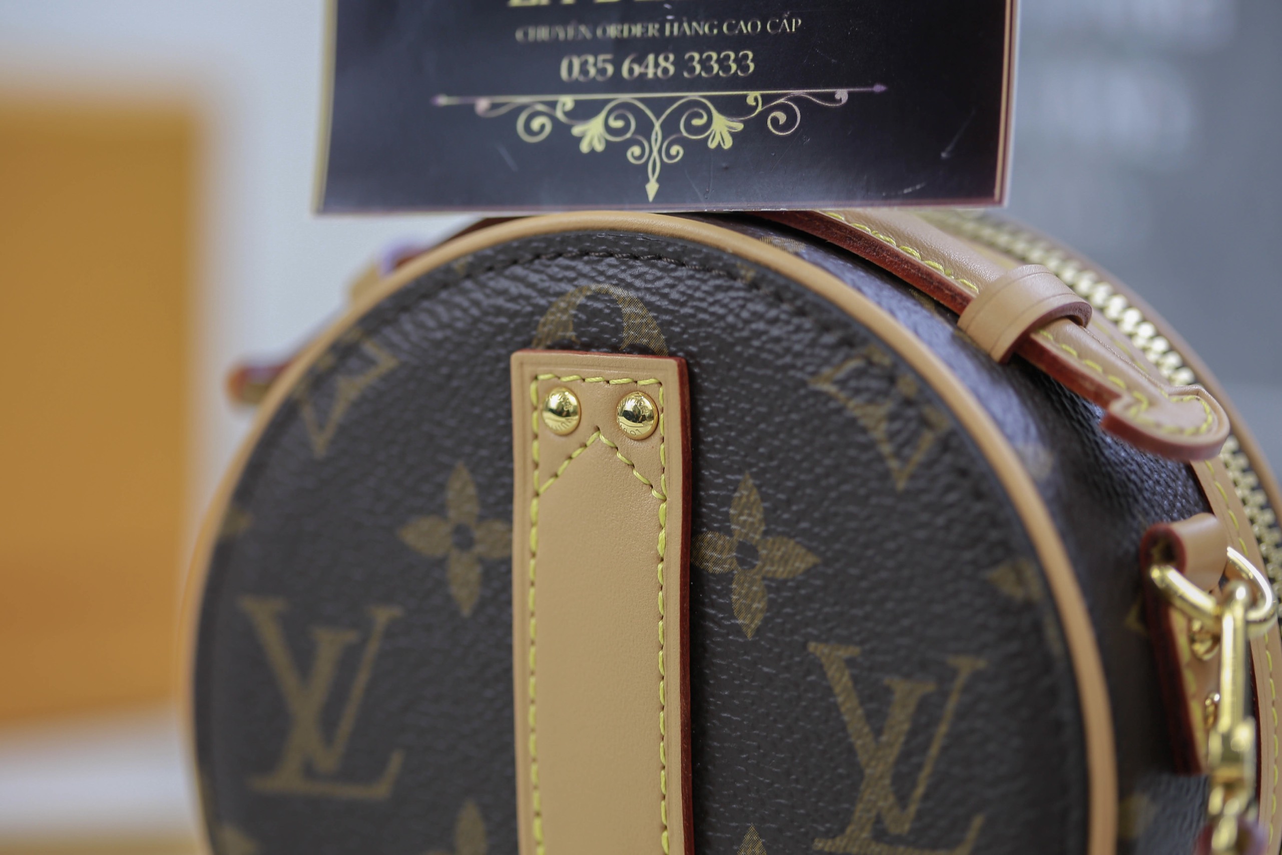 Mini Boite Chapeau Monogram Reverse Canvas  Wallets and Small Leather  Goods  LOUIS VUITTON