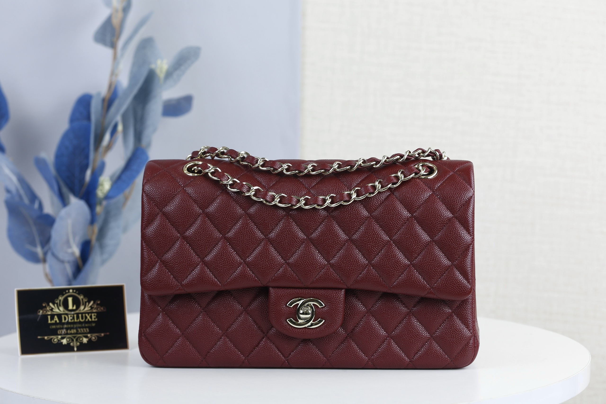 Túi Chanel Classic Flap Red Bag da bò nhám màu đỏ Cực Đẹp  Order Siêu Cấp